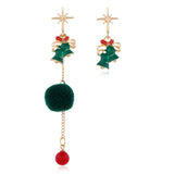 CIFEEO-Fun Christmas Snowman Shaped Earrings