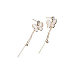CIFEEO-Opal Butterfly Fringe Earrings