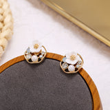 CIFEEO-Pearl Zircon Literary Retro Earrings