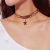 CIFEEO-Five-Pointed Star Pendant Necklace
