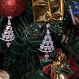 🎅Early Christmas Sale 49% OFF🎄-Christmas Gift For Her -Shiny Christmas Tree Earrings