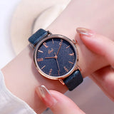 CIFEEO-Gypsophila Student Simple Belt Waterproof Watch