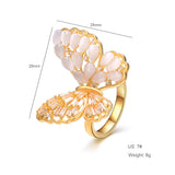 CIFEEO-Golden Butterfly Ring Popular