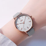 CIFEEO-Gypsophila Student Simple Belt Waterproof Watch