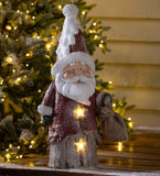 🔥Christmas Gift 🎁Indoor/Outdoor Holiday Lighted Woodland Snowman Statue