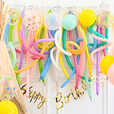 150Pcs Long Balloons Kit with Pump 260Q Twisting Animal Magic Balloons, Thickening Latex Skinny Balloons for Shape Assorted Colors for Birthday Party, Festival, Wedding, Christmas Decorations