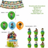 Graduation Gift kids party supplies decorations Balloons Banner Swirls Cake top Backdrop