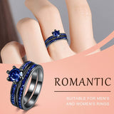 Stackable Rings for Women - Zirconia Gemstone Rhinestone Studded Promise Rings Jewelry Gifts Size 5-12, Purple