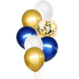 Navy Blue Gold Balloon Garland Arch Kit 146pcs Royal Blue Gold White Balloons for Graduation Birthday Party Baby Shower Decoration