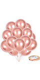 Graduation Gift 138Pcs Pink Balloons Arch Kit Shiny Metallic Rose Gold &amp; Chrome Gold Latex Balloons Perfect for Birthday Party Bridal Baby Shower Wedding Party Decorations (Gold)