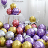 50pcs 10inch Gold Silver Black Metal Latex Balloons Wedding Decorations Matte Helium Globos Birthday Party Decoration Adult