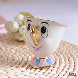 New Cartoon  Teapot Mug Mrs Potts Chip Tea Pot Cup One Set Lovely Christmas Gift Fast Post