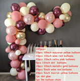 Rose Gold Balloon Arch Garland Kit Clear Premium Latex Balloons Wedding Bridal Baby Shower Birthday Bachelorett Party Decor