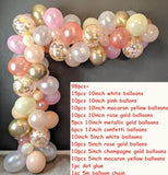 Rose Gold Balloon Arch Garland Kit Clear Premium Latex Balloons Wedding Bridal Baby Shower Birthday Bachelorett Party Decor