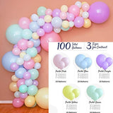 Rose Gold Balloon Arch Garland Kit Clear Premium Latex Balloons Wedding Bridal Baby Shower Birthday Bachelorett Party Decor