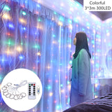 Curtain Fairy String Light LED Christmas Decorations for Home Garland Xmas Light Christmas New Year  Navidad Ornament Gift