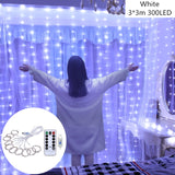 Curtain Fairy String Light LED Christmas Decorations for Home Garland Xmas Light Christmas New Year  Navidad Ornament Gift