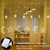 Curtain Fairy String Light LED Christmas Decorations for Home Garland Xmas Light Christmas New Year  Navidad Ornament Gift