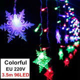 Curtain Fairy String Light LED Christmas Decorations for Home Garland Xmas Light Christmas New Year  Navidad Ornament Gift