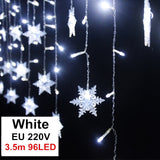 Curtain Fairy String Light LED Christmas Decorations for Home Garland Xmas Light Christmas New Year  Navidad Ornament Gift