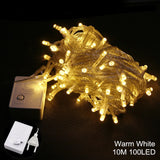 Curtain Fairy String Light LED Christmas Decorations for Home Garland Xmas Light Christmas New Year  Navidad Ornament Gift