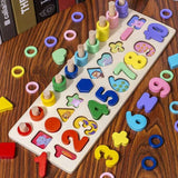 Montessori Educational Wooden Toys for Kids Montessori Toys Board Math Fishing  Montessori Toys Educational for 1 2 3 Years Old