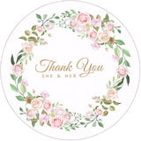 96pcs 4.5cm Customized Add Your Names  Wedding Stickers Invitations Seals Candy Favors Gift Boxes Paper Labels Adhesive