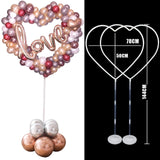 Cifeeo 1/3/5pcs Wedding Table Balloon Stand Balloon Holder Support Base Table Floating Wedding Table Decoration Baby Shower Birthday
