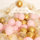 18pcs 10inch Gold Silver Pink Chrome Latex Balloons Confetti Wedding Birthday Navidad Party Decorations San Valentin Globos