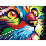 DIY 5D  Painting Animal Lion Cat Cross Stitch Kit Full Drill Embroidery Mosaic Art Picture of Rhinestones Home Decor Gift