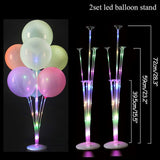44/70/100/127cm Balloons Stand Balloon Holder Column Confetti Balloon Baby Shower Kids Birthday Party Wedding Table Decoration