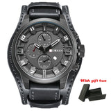 Top Brand Luxury Mens Watches Male Clocks Date Sport Military Clock Leather Strap Quartz Business Men Watch Gift 8225